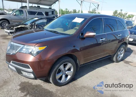 2010 Acura Mdx Technology Package z USA, uszkodzony, nr VIN 2HNYD2H60AH530410